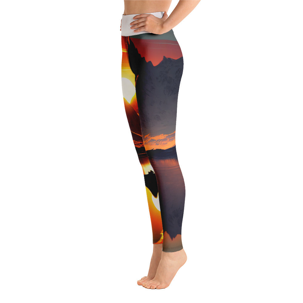 The Outer Moon Yoga Leggings