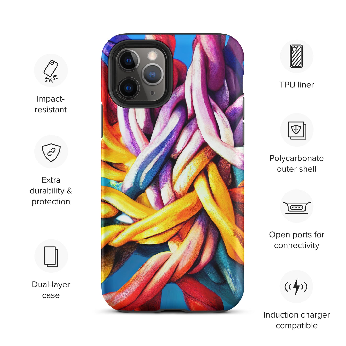 Don't Twist My Rainbow iPhone Case