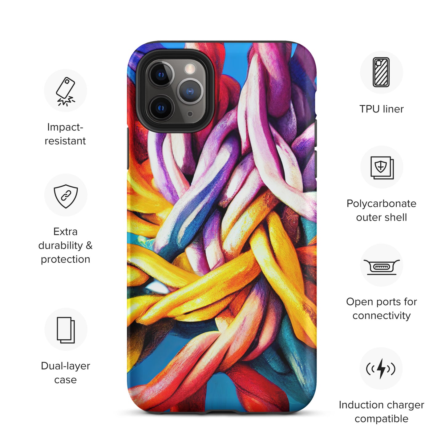 Don't Twist My Rainbow iPhone Case