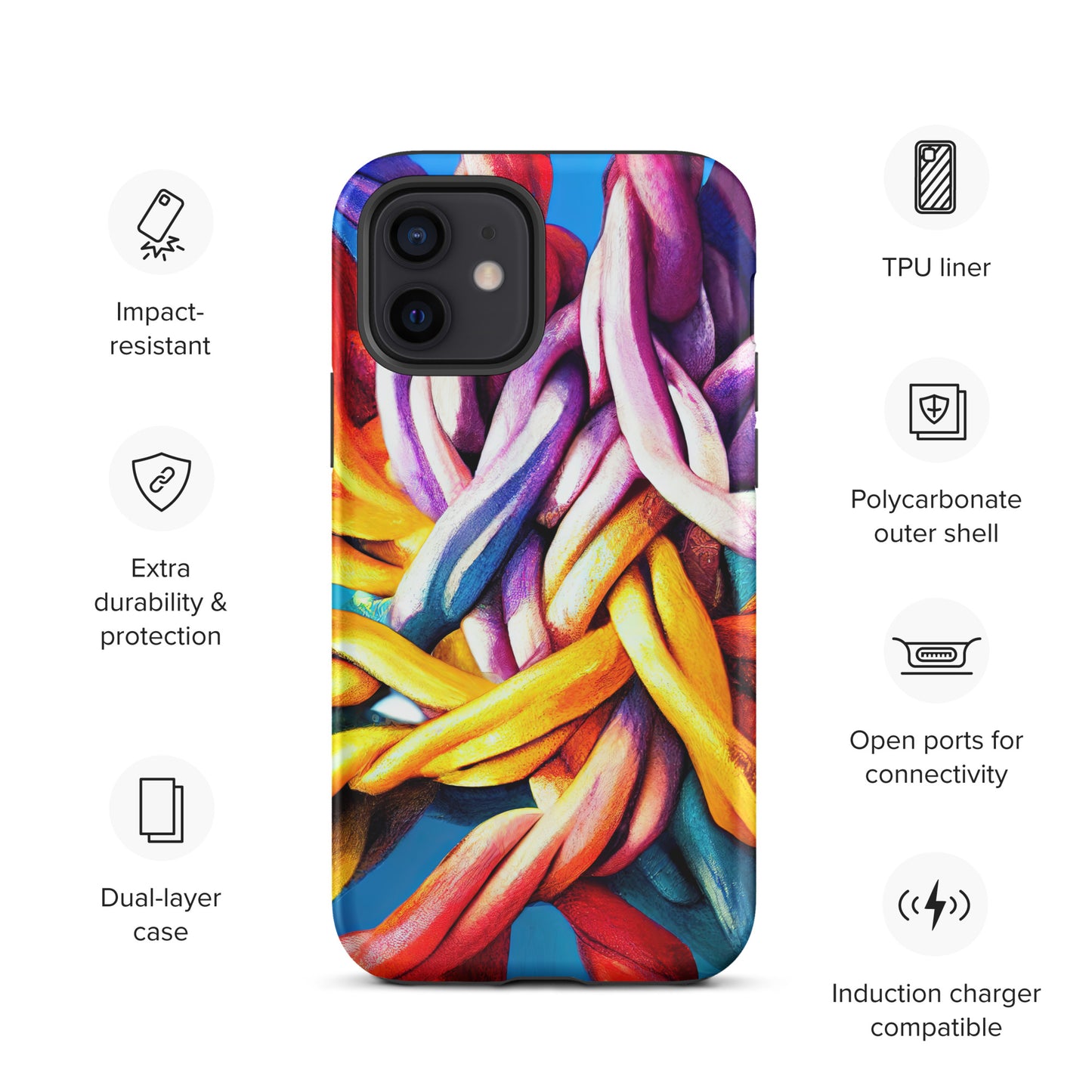 Don't Twist My Rainbow iPhone Case