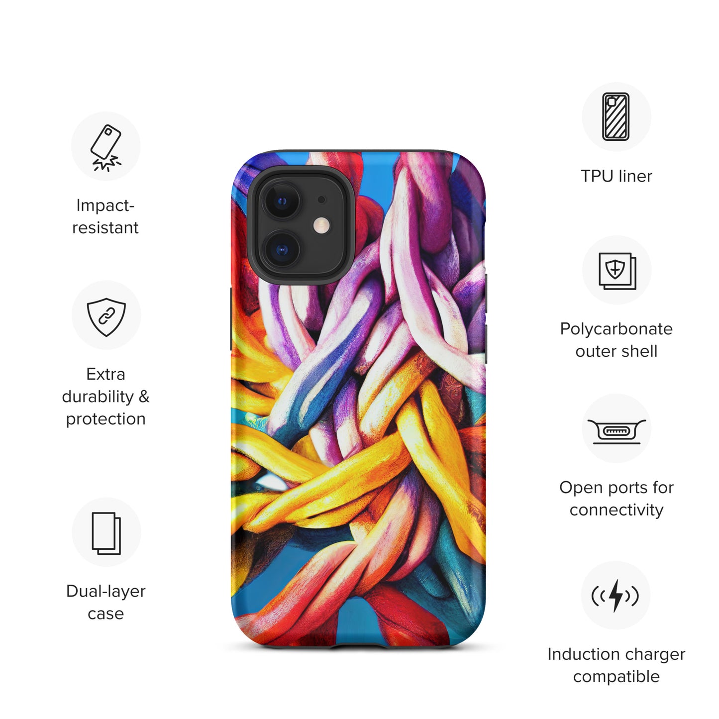 Don't Twist My Rainbow iPhone Case