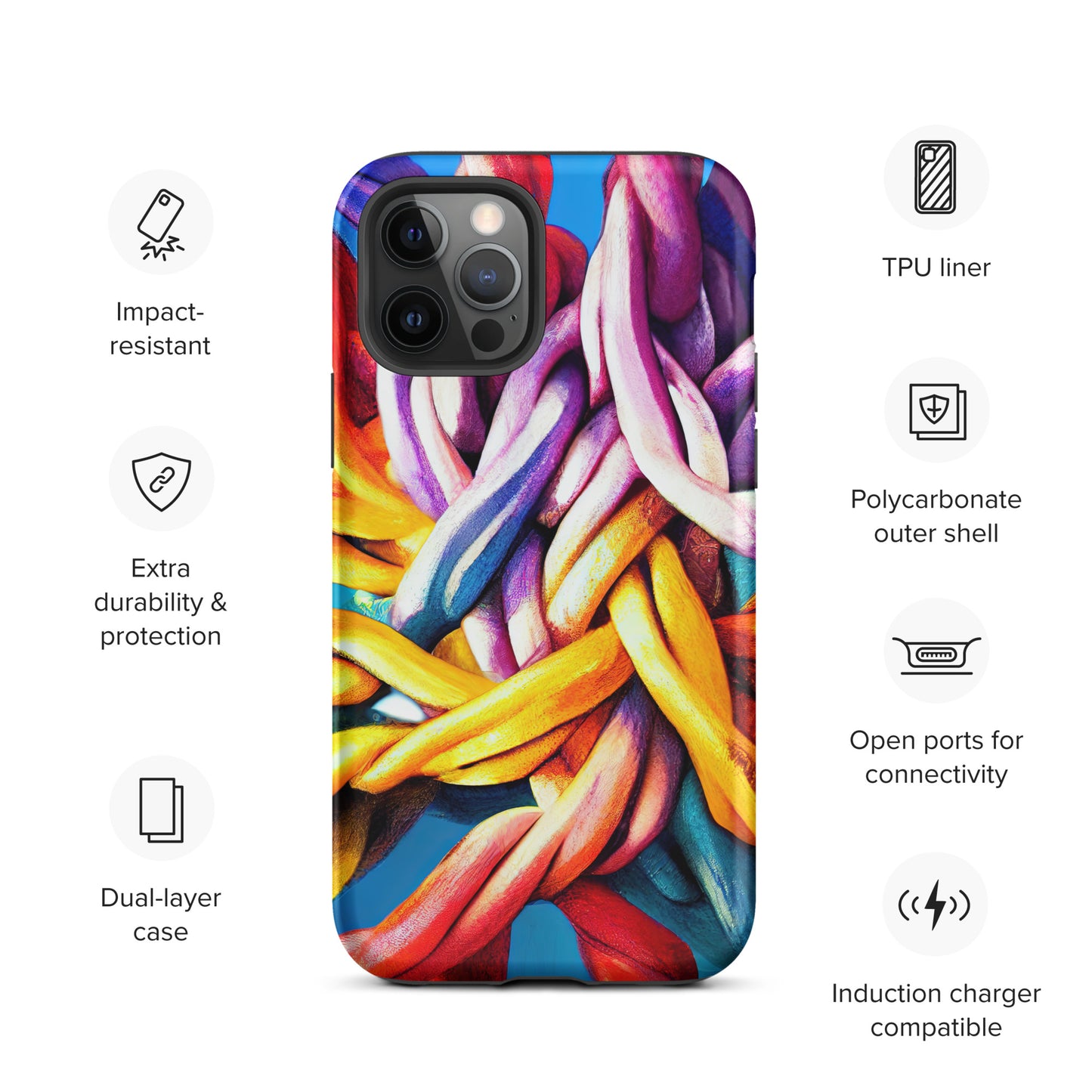 Don't Twist My Rainbow iPhone Case