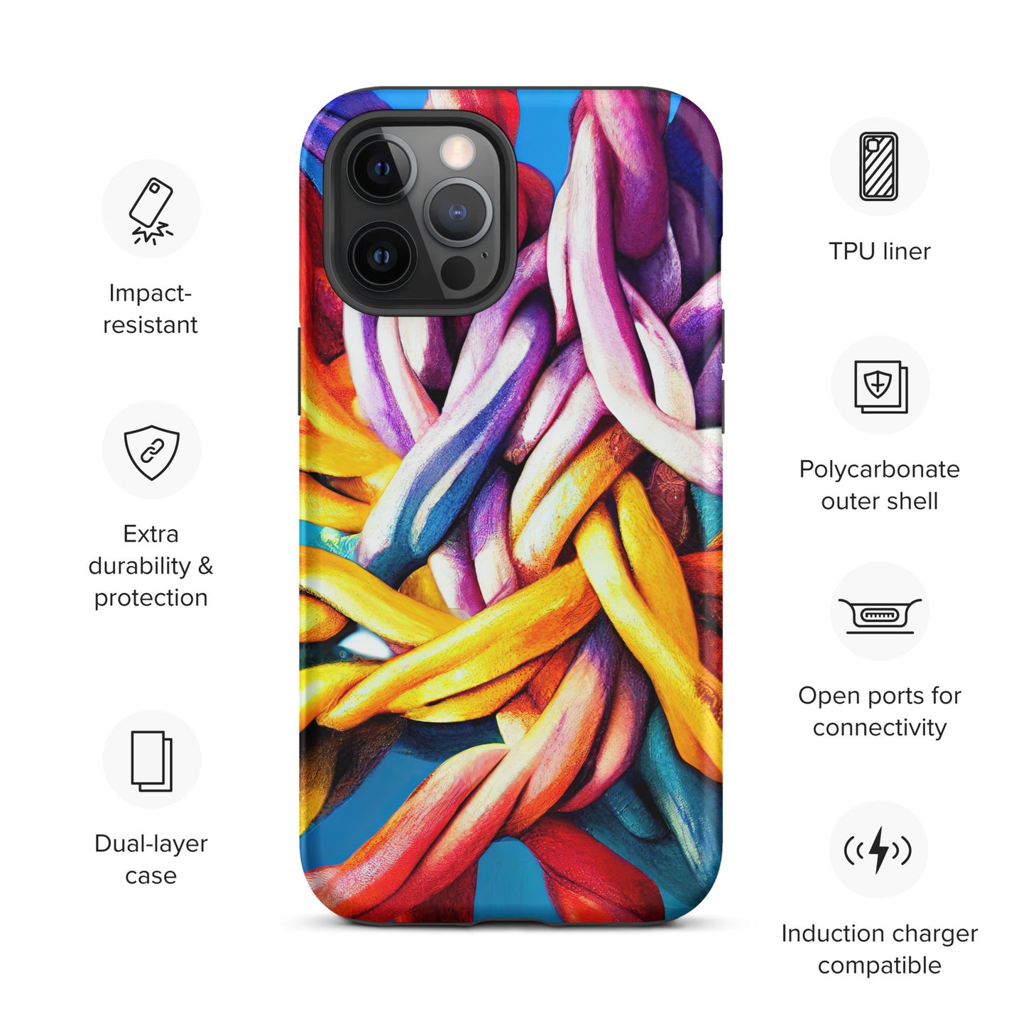 Don't Twist My Rainbow iPhone Case