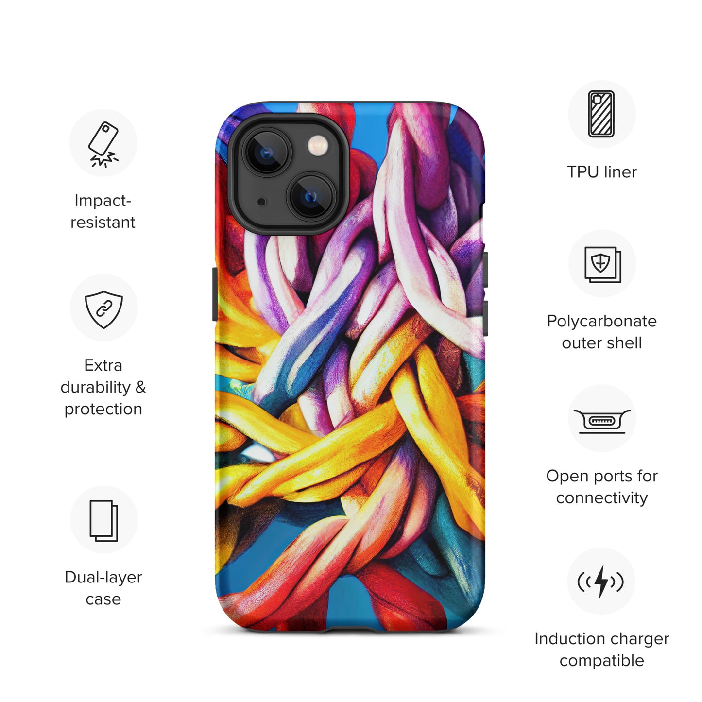 Don't Twist My Rainbow iPhone Case