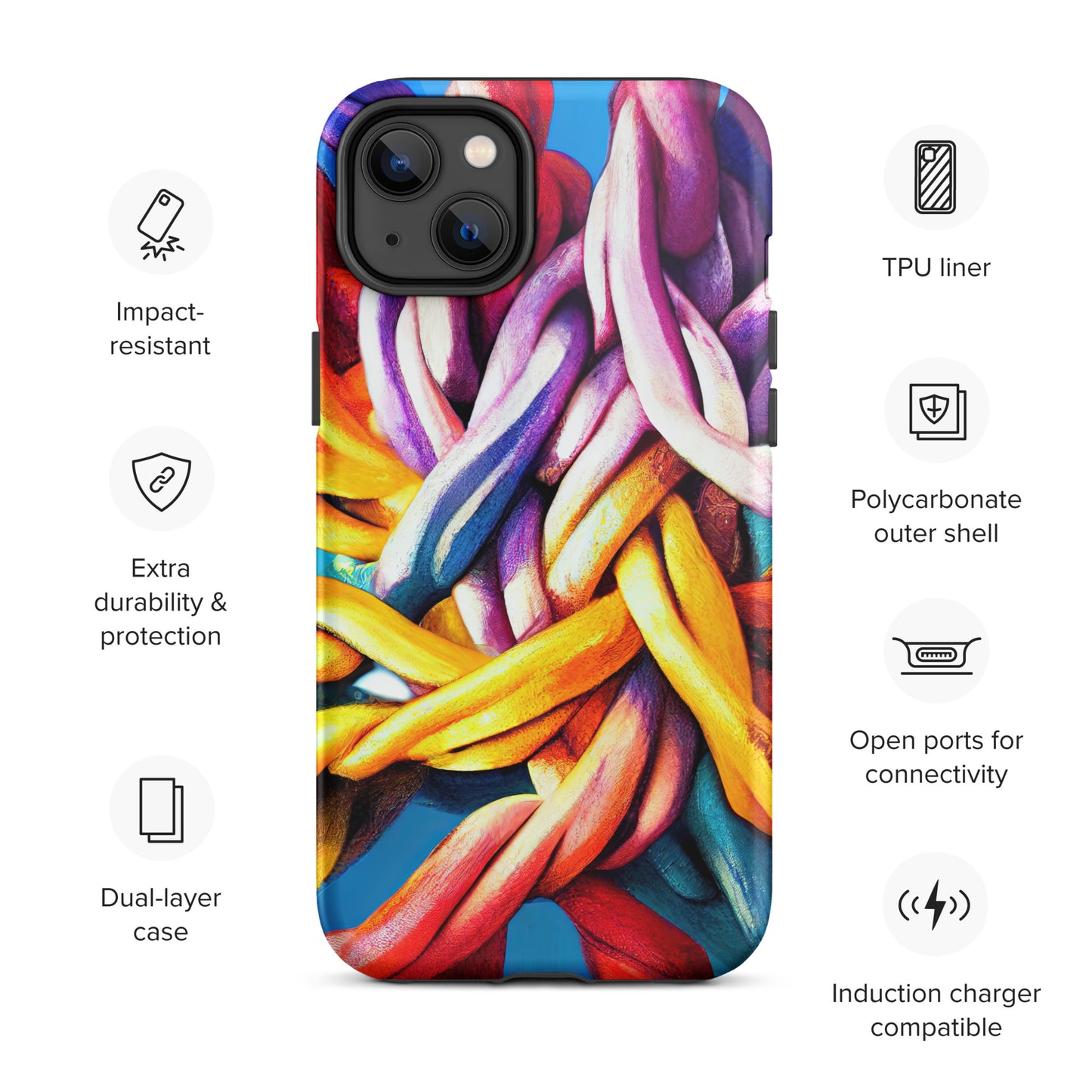 Don't Twist My Rainbow iPhone Case