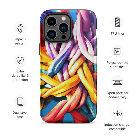 Don't Twist My Rainbow iPhone Case